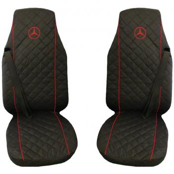 Fundas de asiento schonbezüge Fundas, Negro Rojo refuerzo