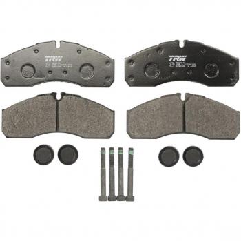 Juego de pastillas de freno TRW GDB3385, preparado para indicador de desgaste, incluye accesorios, compatible con NISSAN Cabstar E Camión plataforma/Chasis, freno de disco delantero