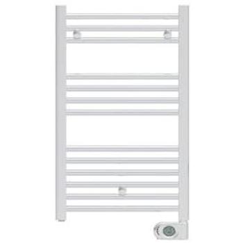 Radiador Toallero Eléctrico Fluido Cromado Programable 300W con Función Boost 2h, Bloqueo de Teclado y Detección de Ventanas Abiertas