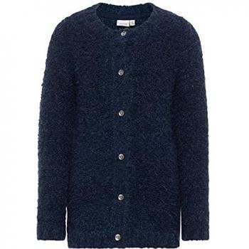 NAME IT - Cárdigan de Lana con Botones, Talla 12a, Color Azul Turquesa 140