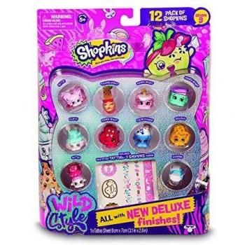 Shopkins Serie 9 Wild Style - Pack de 12 Personajes y Accesorios,