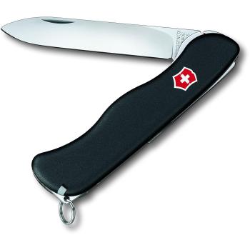 Victorinox Nail Clip 580 Navaja con 8 funciones incluyendo cortaúñas, lima de uñas y tijeras, color rojo transparente B1