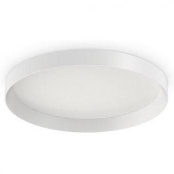 Plafón LED integrado Fly Metal, aluminio, plástico blanco 1 bombilla 18W 4000K diámetro 7cm diseño decorativo redondo empotrable