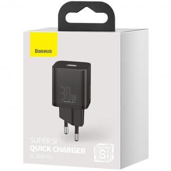 Cargador Rápido Baseus Super Si 1C USB-C 30W Power Delivery Negro