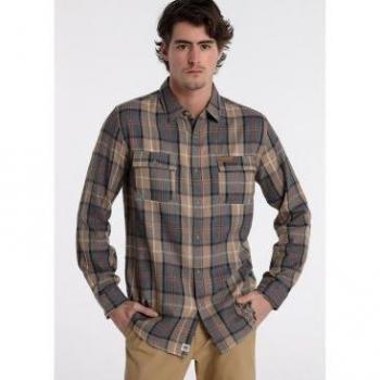 Bendorff - Camisa de manga larga de cuadros