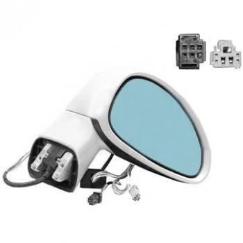 Espejo retrovisor VAN WEZEL 0970808, tipo: espejo retrovisor, características: diseño específico para vehículos, ajuste manual, vidrio templado, incluye soporte de montaje