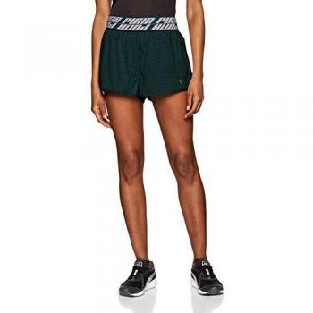 PUMA Own It 3 - Pantalones Cortos de Deporte para Mujer, Mujer, Pantalones de Correr, 517391_2, Ponderosa Pine Heather, Medium