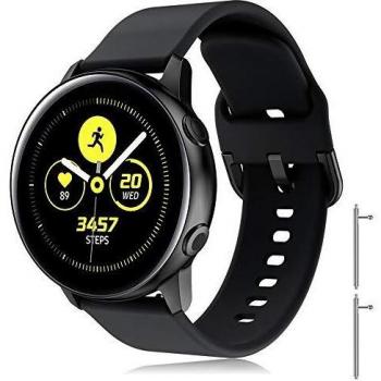 TOPsic Correa Galaxy Watch Active 2 40mm 44mm/Active/Galaxy Watch 42mm/Gear S2 Classic/Gear Sport/Vivomove/HR/Vivoactive 3/Forerunner 245/645, 20mm Silicona Banda de Reemplazo Pulsera