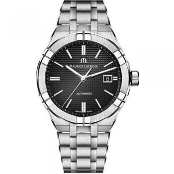 Reloj Hombre Maurice Lacroix AIKON Automático AI6007-SS002-330-1, caja de acero inoxidable, diámetro de 39 mm, movimiento automático, resistencia al agua hasta 200 metros, cristal de zaf