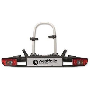 Portabicicletas Bikelander Classic de Westfalia para enganche de remolque, portabicicletas plegable para 2 bicicletas, compatible con eBikes