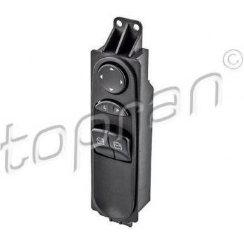 Interruptor de elevalunas TOPRAN 409 684 - Interruptor de cristal de puerta, compatible con varios modelos de vehículos, diseño ergonómico, fácil instalación, alta durabilidad y resistencia a temperaturas extremas