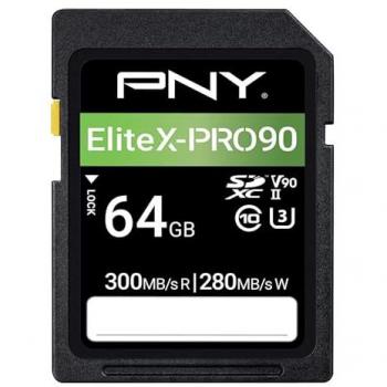 PNY X-PRO 90 64GB SDXC UHS-II Class 10 Memory Card