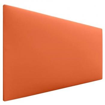 Cabecero de Polipiel Liso AQUALINE Naranja 110x50cm para Camas 80/90/105 - Cabezal Tapizado de Lujo