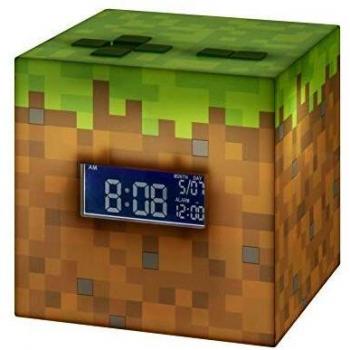 Paladone PP6733MCF Minecraft - Reloj Despertador, Multicolor, Talla única