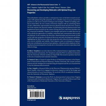 Optimal Drug-Like Molecule Development Guide - AAPS Pharmaceutical Sciences Series