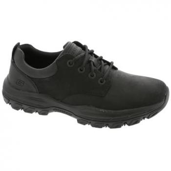 Skechers Men's Relaxed Fit Knowlson-Leland Black Oxford Shoe