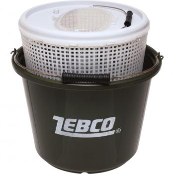 Zebco Eimer und Kästen Köderfischeimer Futtereimer - Almacenamiento de cebos de pesca, color multicolor, talla 18 l