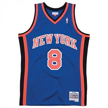 New York Knicks Latrell Sprewell NBA Jersey - Mitchell & Ness Men's Blue