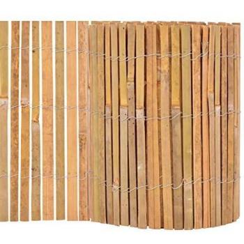 vidaXL Cerca de jardín de bambú 1000x30 cm