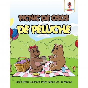 Libro para Colorear Picnic de Osos de Peluche para Niños a Partir de 18 Meses