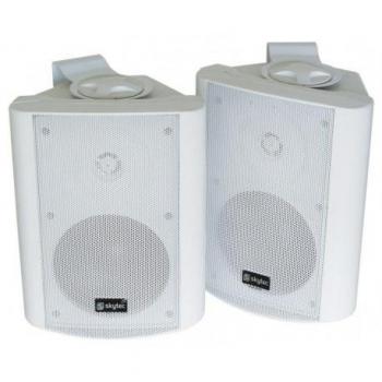 Conjunto de Altavoces Skytec 2 Vías 5” 100W Blanco para Uso Comercial