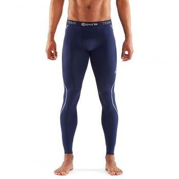 Skins Dnamic Team Mallas Largas, Hombre, Azul Marino, S