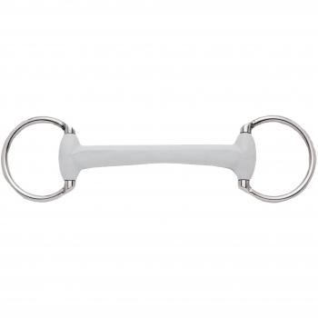 Beris Gebiss Olivenkopf Medium - Filete para caballo, color gris, talla DE: 7,5cm
