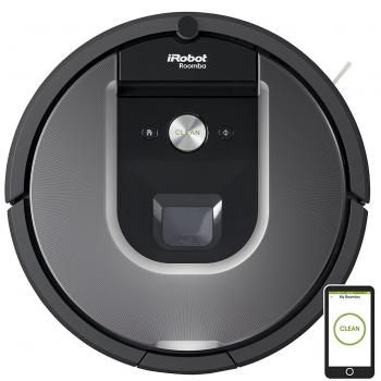 IRobot Roomba 960 - Robot Aspirador, Potente, Sistema de Limpieza Antienredos, Sensores de Suciedad Dirt Detect,  Óptimo para el Pelo de Mascotas, Wifi, Gris