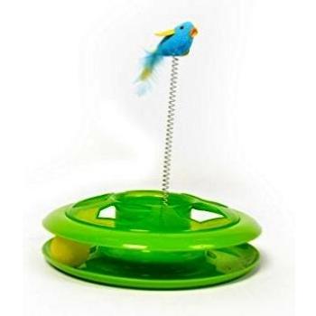 Duvo Juguete Gato Happy Hoop, Verde, 27 cm Diámetro