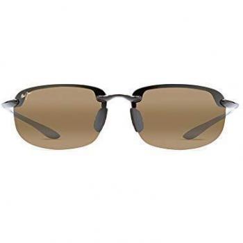 Maui Jim Polarized Hookipa Sunglasses - Unisex, Brown, 64mm Size for Outdoor Activities