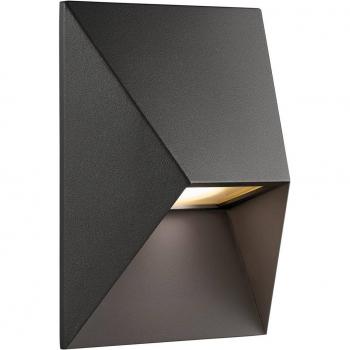 Nordlux Pontio 15 aplique de exterior, ancho 15 cm, negro