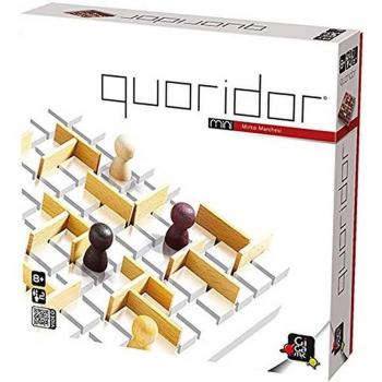 Quoridor Mini - Juego de Mesa Estratégico para 2-4 Jugadores, Edición Compacta
