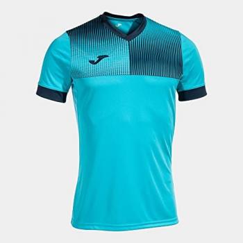Camiseta de manga corta hombre Eco Supernova turquesa flúor marino Joma