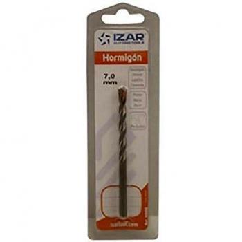Izar 67930 Serie M886 Broca Punta Metal Duro Pared Profesional, 7 x L100 mm