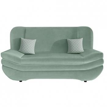 Sofá-cama Comfivo 234 con caja de ropa de cama, Magic Velvet 2227 + Evo 29, muebles ya montados, 200 x 95 x 90 cm