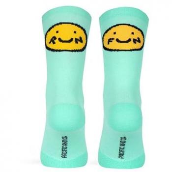 Calcetines Largos Pacific & Co Smile Run Verde 37-41
