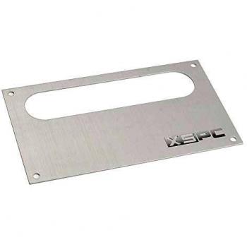 XSPC Dual Bayres/Pump Faceplate – Silber