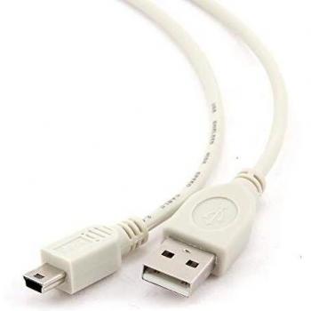 Gembird Cable de Conexión Mini USB B (Macho) a USB A (Macho) 1.8 Metros