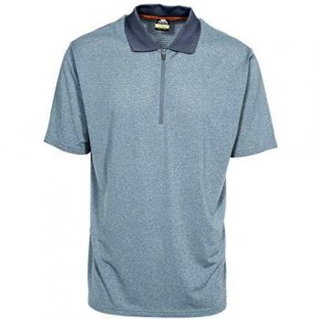 Trespass Maraba – Hombres De Secado Rápido antibacteriana Camiseta con protección UV, Hombre, Color Carbon Marl, tamaño XXS