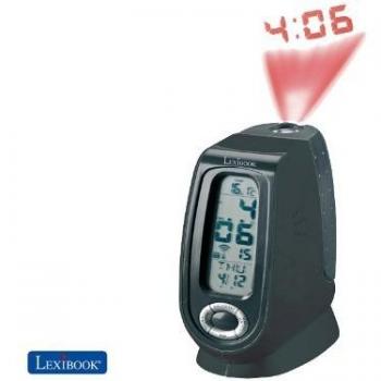 Lexibook RP170-Reloj Despertador con proyector de la Hora
