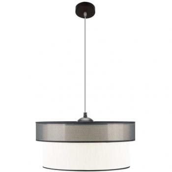 Colgante Felix Negro/Blanco 1xE27 Reg: 50x50 cm