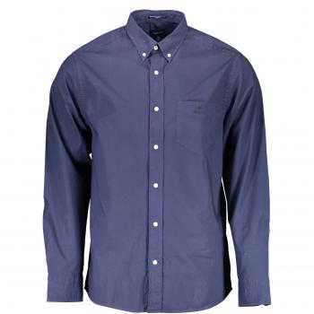 Gant Classic Blue Cotton Shirt - S