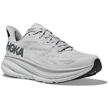 HOKA Men's Clifton 9 Road Running Shoes, Nimbus Cloud/Steel Wool, Size 8