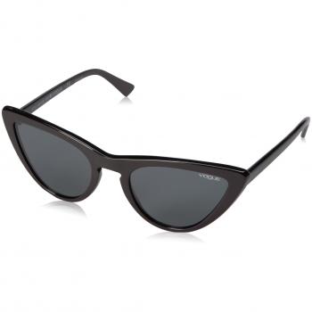 VOGUE Women's 0VO5211S W44/87 54 Sunglasses, Black/Gray