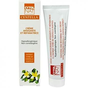 Cytolnat Centella Soothing and Repairing Cream 100ml - Hydrates, Repairs, Calms, Reduces Redness and Irritation - Sensitive and Fragile Skin - Face and Body - Natural Formula