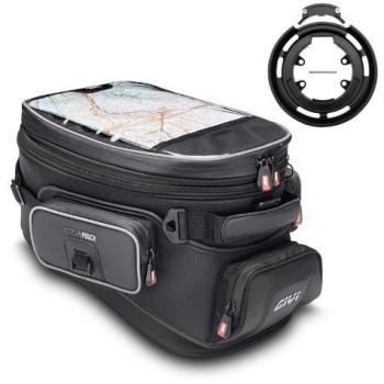 Givi bolsa depósito set XS308 + Tanklock-Sistema anillo depósito bf04 Kawasaki ER-6f/ER-6n 05-13/GTR 1400 07-13/Versys 650/1000 06-13/Z 1000/SX 07-13/Z 750/R 07-12