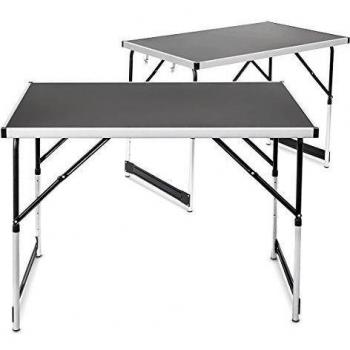 Relaxdays 10018241 - Relaxdays 10018241 - Mesa plegable color Negro