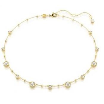 Swarovski Imber Round Cut Scattered Design White Gold-tone Plated Necklace 5680090