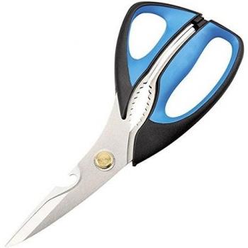ALYCO 108350 - Tijeras domesticas inoxidables para cocina 220 mm mango bimateriales