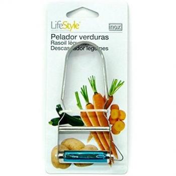Lifestyle Pelador de Patatas, Acero Inoxidable, 11,5 x 6,5 x 1,4 cm